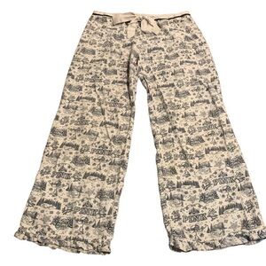 PINK Victoria’s Secret Flannel Winter Pajama Loungewear Pants Small